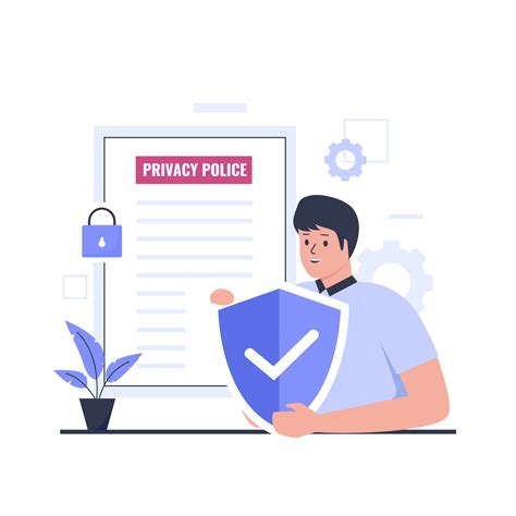 Privacy policy illustration design concept 4948248 Vector Art at Vecteezy