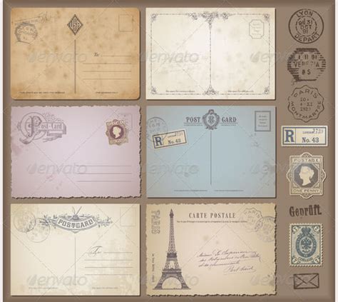 Printable Vintage Postcards