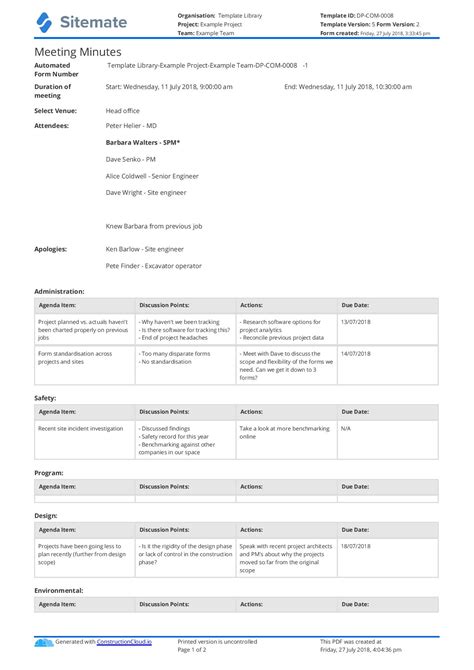 Construction meeting minutes: Here's what you need to be recording