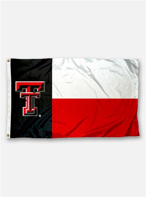 Texas Tech Double T Texas State Flag – Red Raider Outfitter