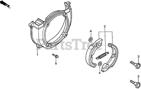 Honda GX31 SAT (GCAG) - Honda Engine, Made in Japan (SN: GCAG-1000001 - GCAG-2099999) CLUTCH ...