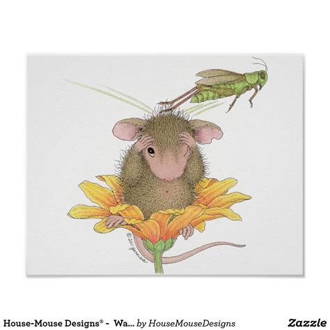 Wall Art Designs, Wall Design, Summer Insects, House Mouse Stamps, Mouse Color, Cute Mouse ...