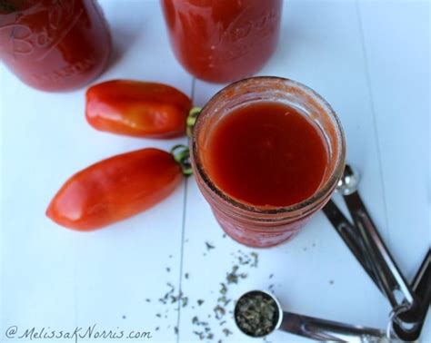 Canned Tomato Sauce Recipe (+ Water-bath & Pressure Canning ...