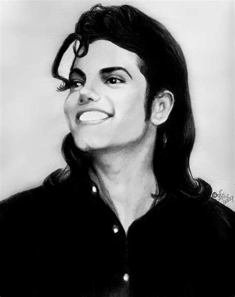 Michael Jackson- Smile Drawing by Carliss Mora - Fine Art America