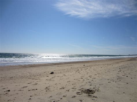 Misquamicut Beach in January after one of our open houses nearby. So ...