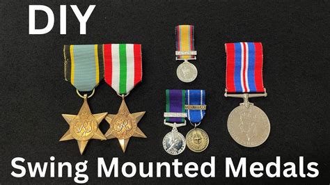 How to Swing Mount Medals #britisharmy #medal #military - YouTube