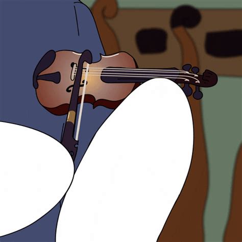 Anime Girl Playing Violin Gif