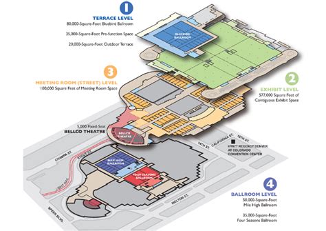 Colorado Convention Center Map