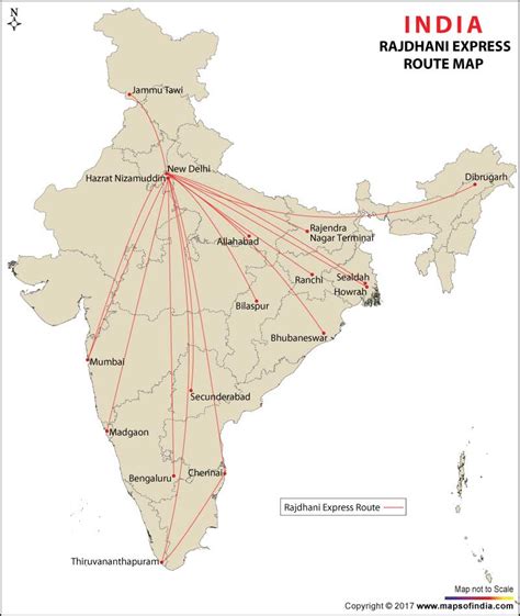 Rajdhani Route Map