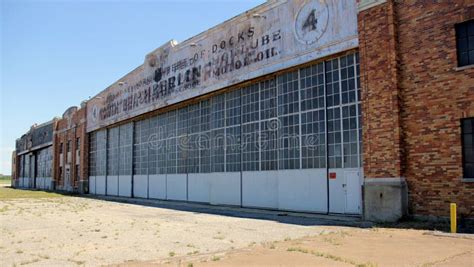 Floyd Bennett Field, Shabby Exterior of Abandoned Hangar, New York, NY, USA Editorial Stock ...