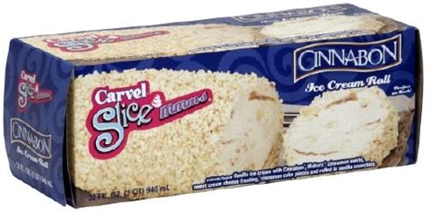 On Second Scoop: Ice Cream Reviews: Carvel Slice Mmms Cinnabon Ice ...