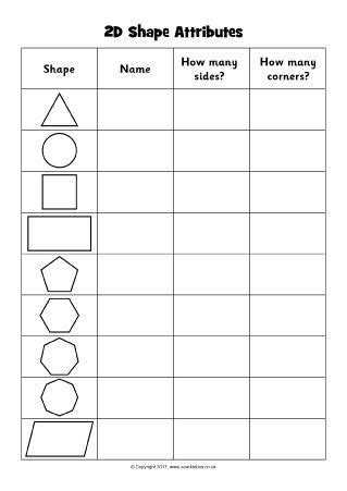 11 2d Shapes Worksheets for Grade 2 2 ~ l-for-lixia