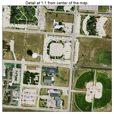 Aerial Photography Map of Ellsworth AFB, SD South Dakota