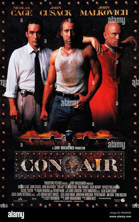 Con Air - US Poster 1997 Touchstone Pictures Nicolas Cage, John Cusack ...