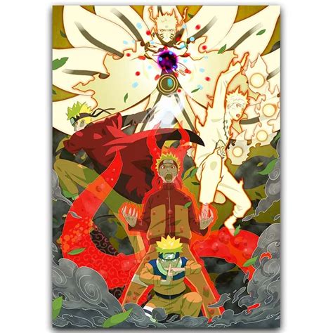 Aliexpress.com : Buy Printed Pictures Wall Art Frame 1 Piece Naruto ...