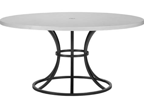 Lane Venture Calistoga Dark Bronze Aluminum 60'' Round Dining Table ...