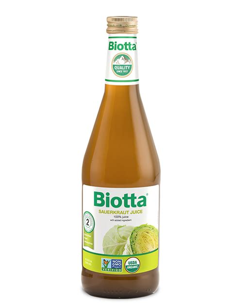 Biotta Juices Sauerkraut Juice - Biotta Juices