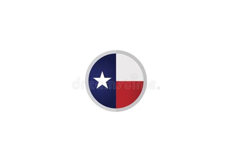 Texas State Flag Circle Shape Stock Vector - Illustration of taiwan, arms: 182930673