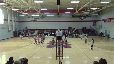 Rockvale Middle School volleyball JV vs Smyrna Middle School set 1 9 12 ...