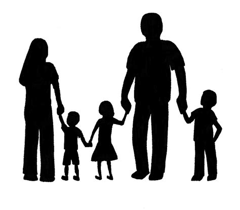 Free Family Silhouette Cliparts, Download Free Family Silhouette Cliparts png images, Free ...