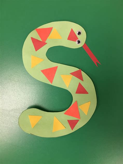 Letter S craft, Snake, Preschool | Pets preschool theme, Pets preschool ...