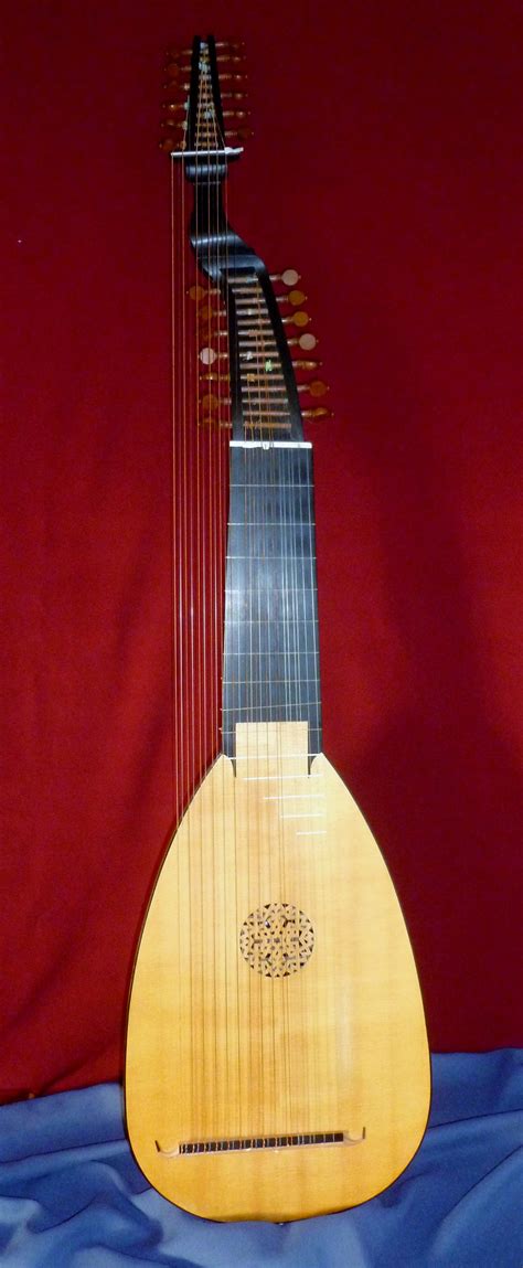 14-course German-style theorbo-lute | Early Music Studio