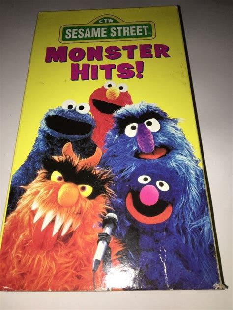 Sesame Street Monster Hits Vhs Vdi Video Tv Movie Rare Pal | The Best Porn Website