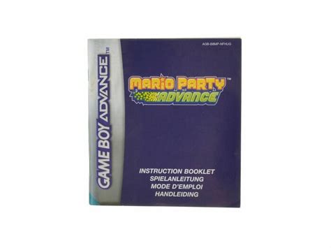 Mario Party Advance - Manual ⭐ Gameboy Advance Manual ...