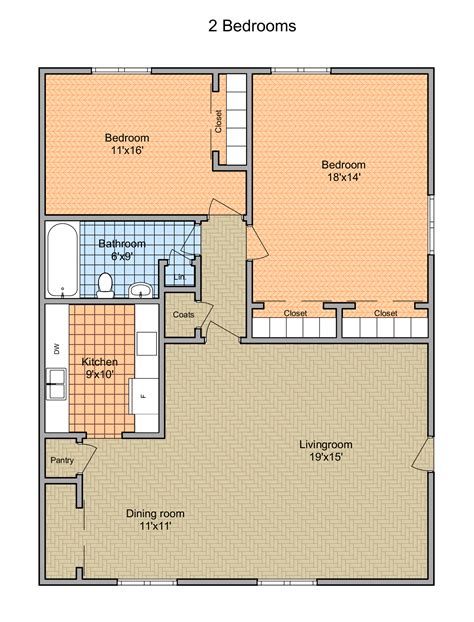 Floor Plans – Country Club Apartments