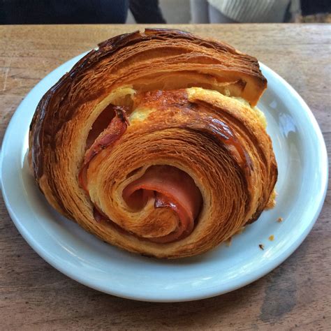 Ham & Cheese Croissant from Tartine Bakery in San Francisco @@@ | Ham and cheese croissant, Food ...
