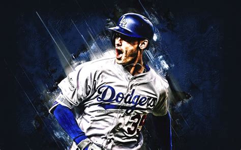 Download wallpapers Cody Bellinger, Los Angeles Dodgers, MLB, american baseball player, portrait ...