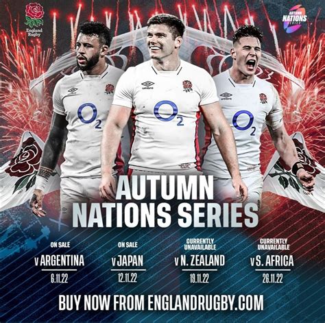 England Autumn Internationals | 🏉 Rugby Union | Spectator info