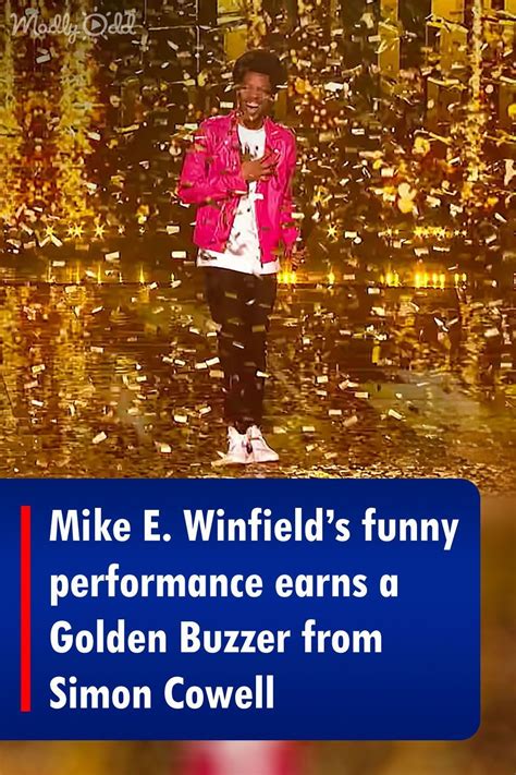 Mike E. Winfield's funny performance earns a Golden Buzzer from Simon ...