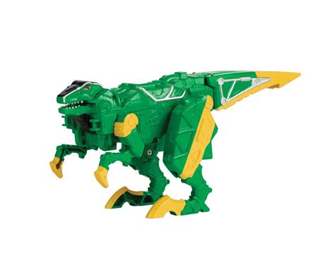 Power Rangers Dino Charge Zord Builder Green Raptor Zord Action Figure ...