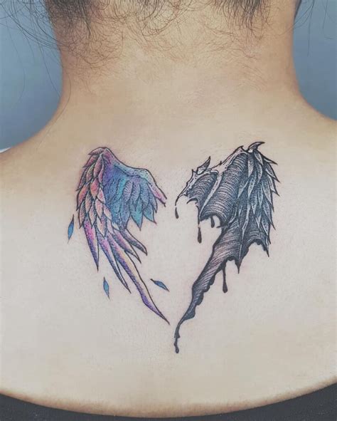 11+ Angel And Devil Wings Tattoo Ideas That Will Blow Your Mind!