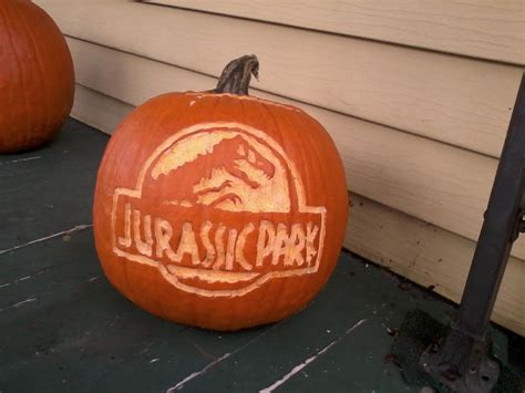 Jurrasic park Pumpkin by royaloakpoland on DeviantArt