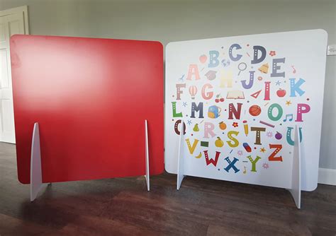 Covid-19 Free Standing Classroom Divider | Carroll Signs