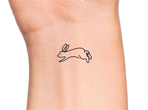 Rabbit Tattoo Outline