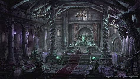 Undead throne room | Throne room, Fantasy landscape, Fantasy art landscapes