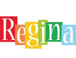 Regina Logo | Name Logo Generator - Smoothie, Summer, Birthday, Kiddo, Colors Style