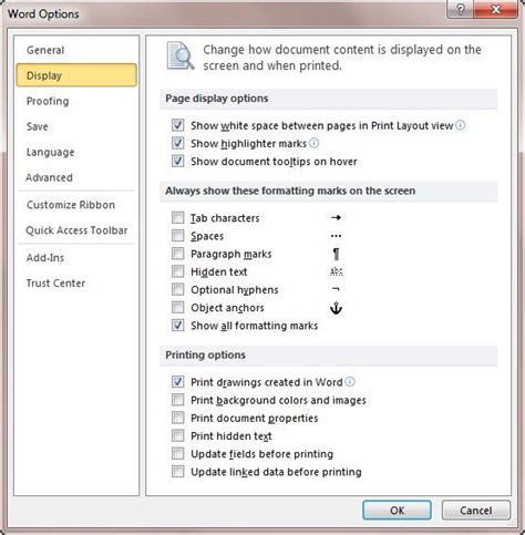 Printing Document Properties (Microsoft Word) | Words, Microsoft word ...