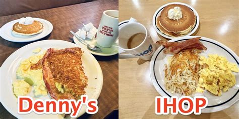 Trying Same Breakfast at Denny's + IHOP to See Which Is Better, Review