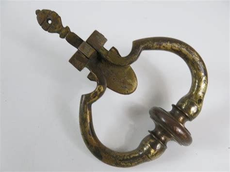 antique brass door knocker - copper / brass - Catawiki