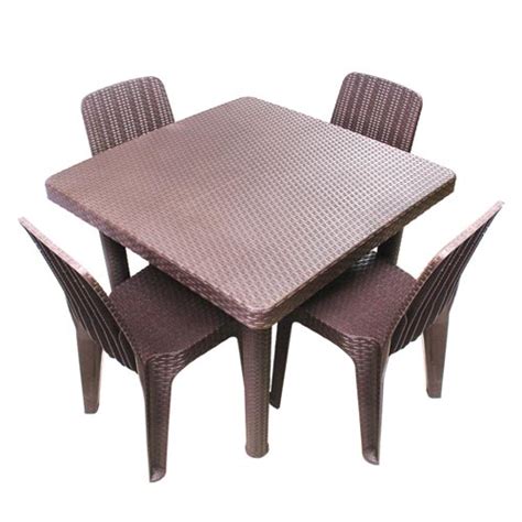 Rattan Table 36x36 (4 Seaters) - Jolly Plastic