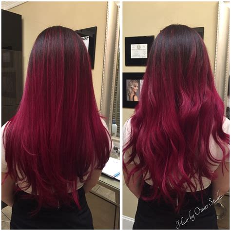 Dark Pink Hair: The Trending Hair Color In 2023 - Wall Mounted Bathroom ...