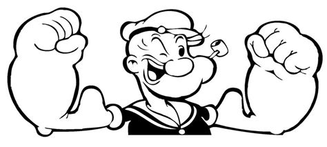 Popeye Cartoon Drawing at GetDrawings | Free download