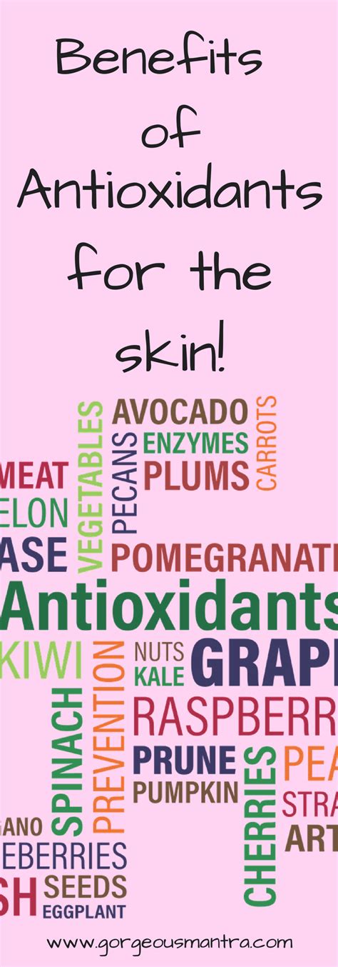 Benefits of antioxidants for skin. Your skin needs antioxidants to look ...