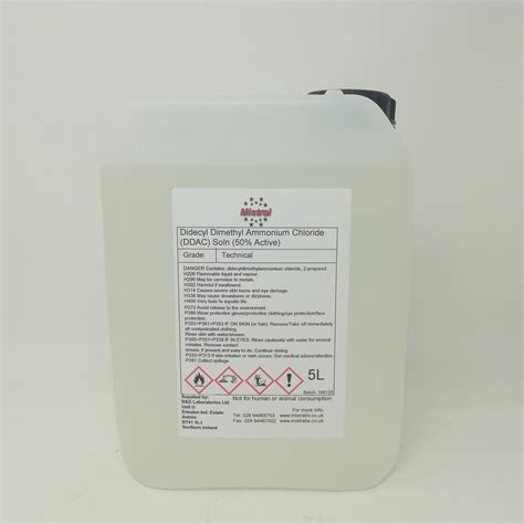 Buy Didecyldimethylammonium Chloride DDAC online UK Ire | Mistral Industrial Chemicals