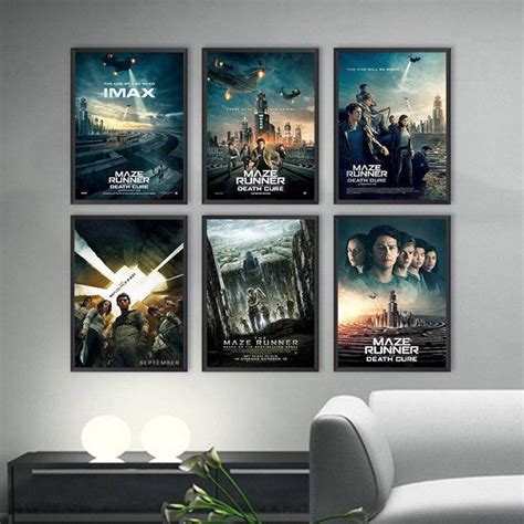 The Maze Runner Movie Series Posters High Quality Printing Wall Decorations Paintings Retro ...