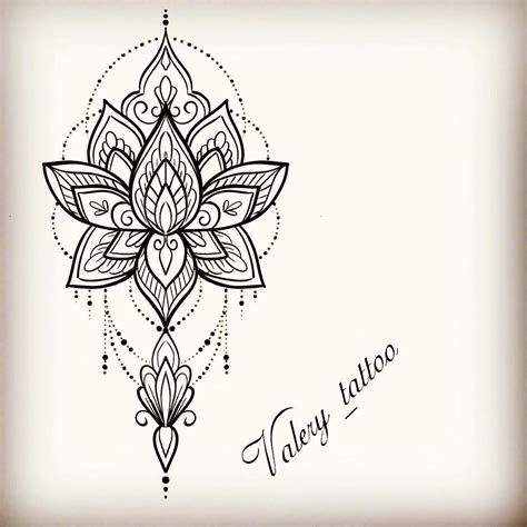 #drawtattoo #lotustattoo #tattoo #tattoos #lotus #mandalatattoo | Lotus ...